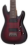 Schecter Demon 8 Crimson Red Burst