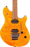 EVH Wolfgang Standard Quilt Trans Amber Roasted Maple Fingerboard