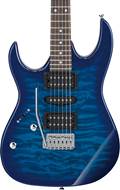 Ibanez GRX70QAL Transparent Blues Burst Left Handed