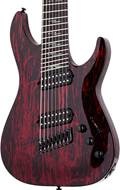 Schecter C-8 MS Silver Mountain Blood Moon