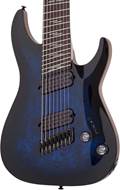 Schecter Omen Elite-8 Multiscale See Thru Blue Burst