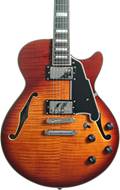 D'Angelico Premier SS Stop Bar Dark Iced Tea Burst