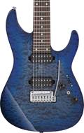 Ibanez AZ427P2QM 7 String Twilight Blue Burst