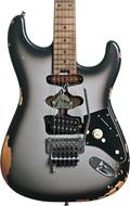 EVH Limited Edition Frankenstein Relic Series Silverburst Maple Fingerboard