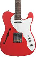 Fender Custom Shop Limited Edition 1950s Telecaster Thinline Roadworn Journeyman Relic with Closet Classic Hardware Aged Fiesta Red #R136958