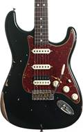 Fender Custom Shop Limited Edition 1967 HSS Stratocaster Relic Aged Black #CZ583272