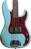 Fender Custom Shop Limited Edition 1963 Precision Bass Heavy Relic Aged Daphne Blue #CZ580843