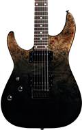 Schecter C-1 Standard Black Fade Burst Burl Left Handed (Pre-Owned)