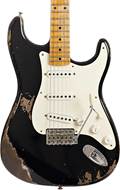 Fender Custom Shop 2017 '56 Stratocaster Heavy Relic Black (Pre-Owned) #R90725
